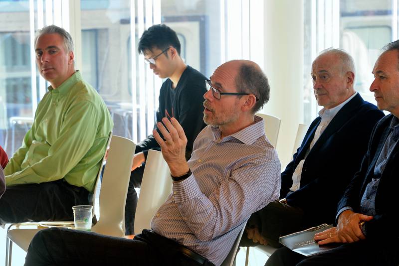 Audience at a Warren Center event