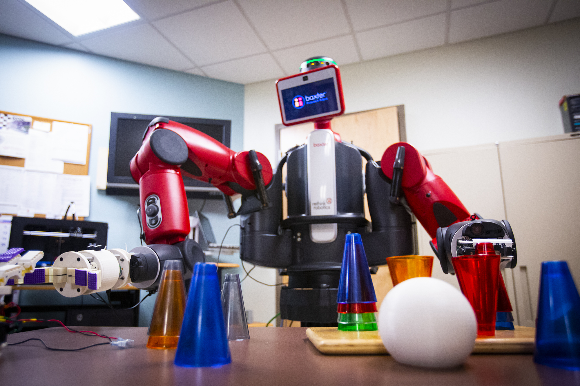 A robot from Penn’s Rehabilitation Robotics Lab.