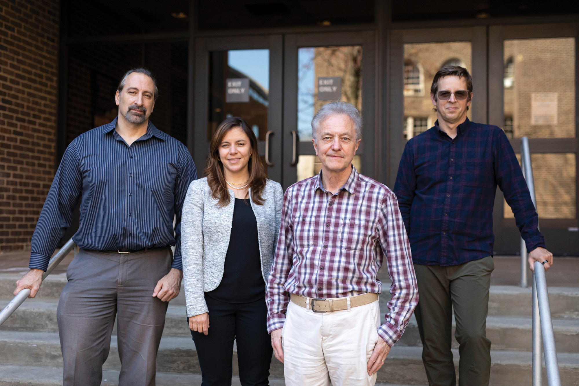 Anthony Braga, Jerry Lee Professor of Criminology and director of the Crime and Justice Policy Lab; Maria Cuellar, assistant professor; Adrian Raine, Penn Integrates Knowledge Richard Perry University Professor; and Greg Ridgeway, professor and department chair.